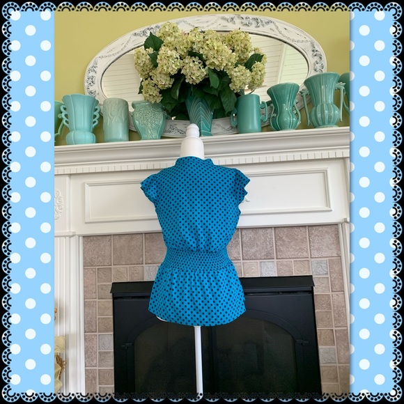 Shine polka dot blouse, size M - Picture 3 of 4